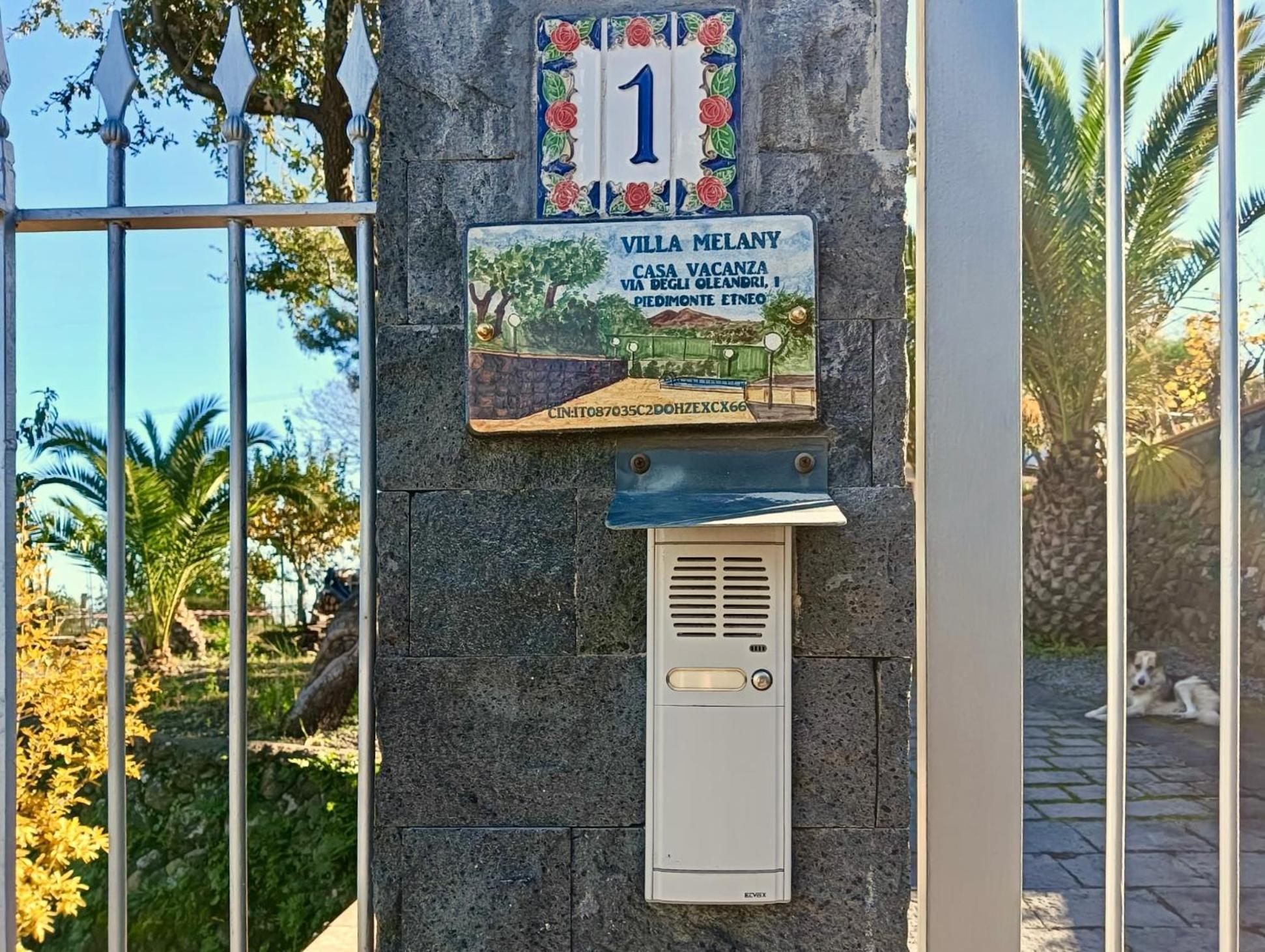 פיידימונטה אטנאו Villa Melany Casa Vacanza מראה חיצוני תמונה